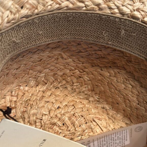 Will + Bear Tan Raffia Straw Unisex Hat(Size Large) - Picture 8 of 8
